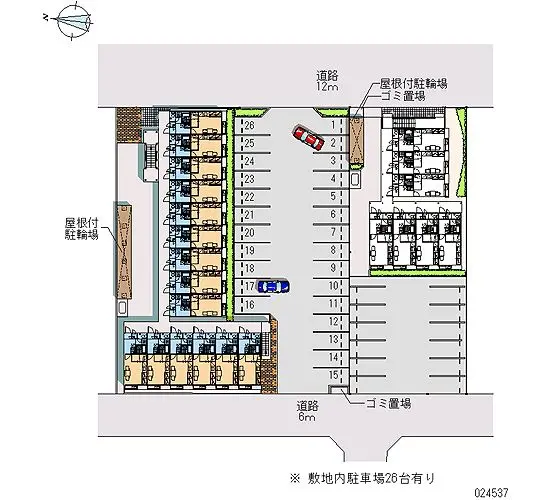 ★手数料０円★坂出市久米町１丁目　月極駐車場（LP）